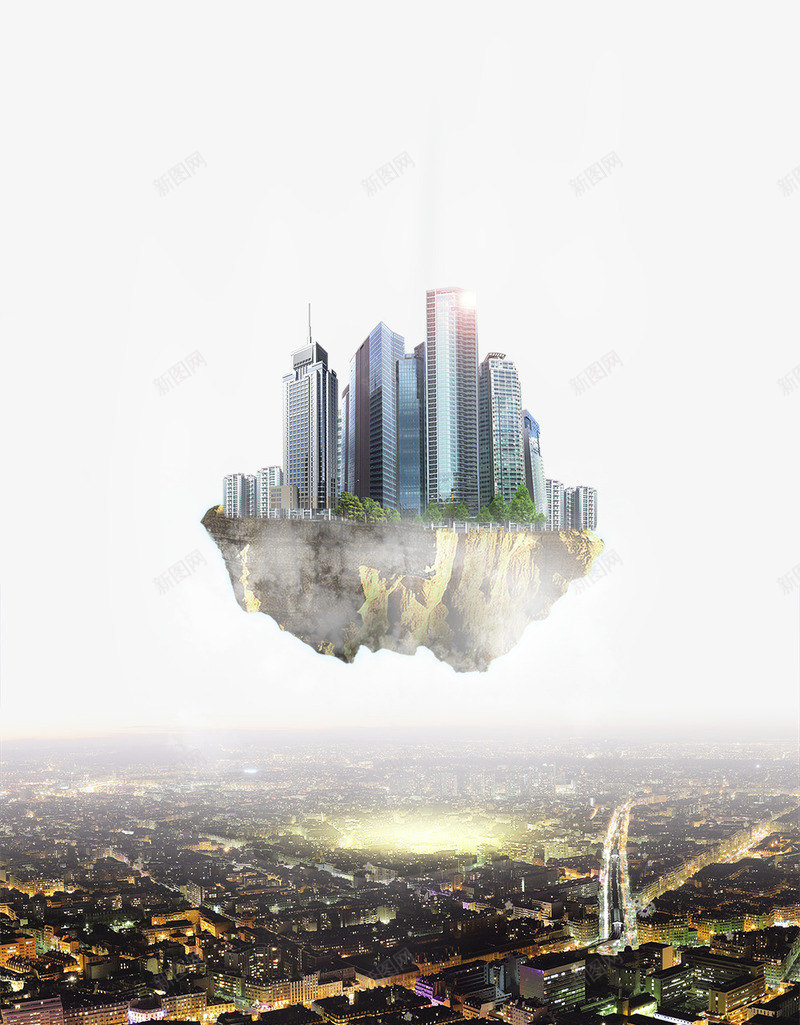 蓝天白云风景png免抠素材_新图网 https://ixintu.com 创意 城市 建筑 摄影 白云 背景 蓝天 风景 魅力城市