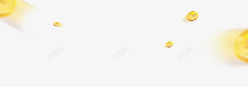 手绘漂浮模糊金币装饰png免抠素材_新图网 https://ixintu.com 模糊 漂浮 装饰 金币