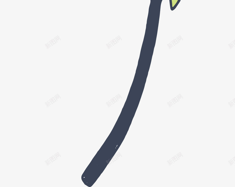 卡通手绘黄色的小花png免抠素材_新图网 https://ixintu.com 创意 动漫动画 卡通手绘 绿叶 美丽的花朵 黄色的小花