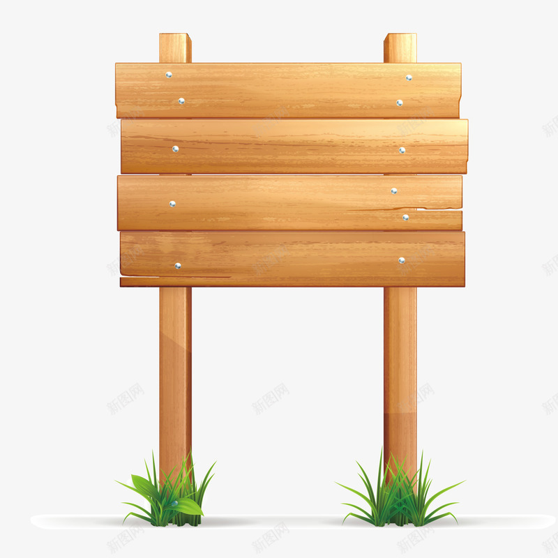 木质标牌png免抠素材_新图网 https://ixintu.com 3D 春天 装饰 高清