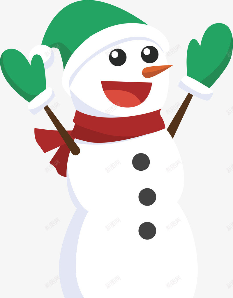 绿帽子雪人png免抠素材_新图网 https://ixintu.com 冬天雪人 圣诞雪人 堆雪人 手绘雪人 新年雪人 真实雪人 绿帽子 雪人 雪人卡通 雪人矢量