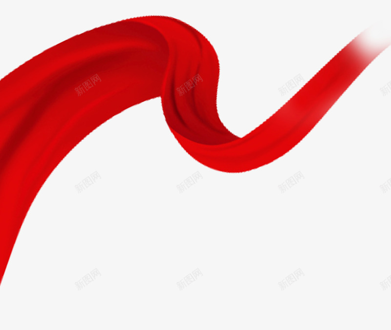 顺滑红布png免抠素材_新图网 https://ixintu.com 中国风 冬上新 卡通手绘 淘宝京东 红色装饰 背景布