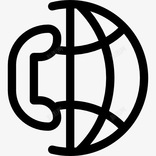 会议图标png_新图网 https://ixintu.com 世界地球网格 会议 技术 电话 网格 通信
