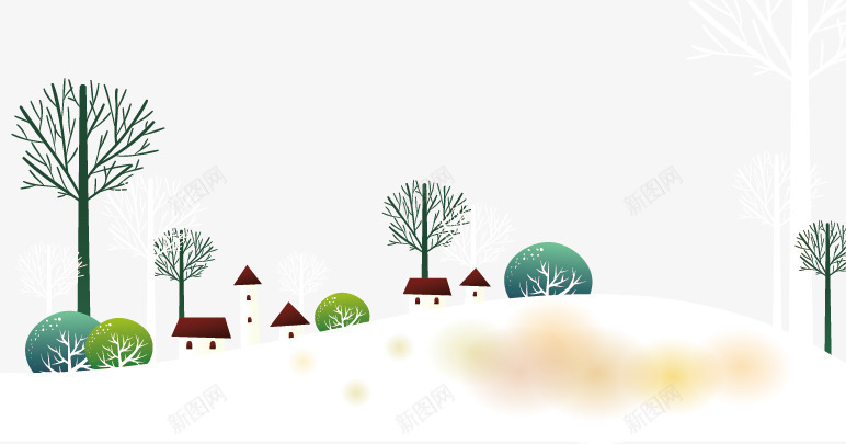卡通手绘唯美树林草坪png免抠素材_新图网 https://ixintu.com 卡通 唯美 手绘 树林 草坪