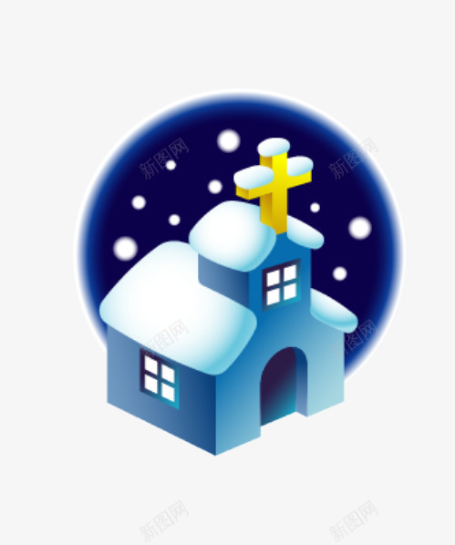 蓝色星空矢量图ai免抠素材_新图网 https://ixintu.com 圣诞图 圣诞图片 圣诞素材 圣诞素材库圣诞节素材库 圣诞节图 圣诞节图片 圣诞节素材 房子 星空 蓝色 雪花 矢量图