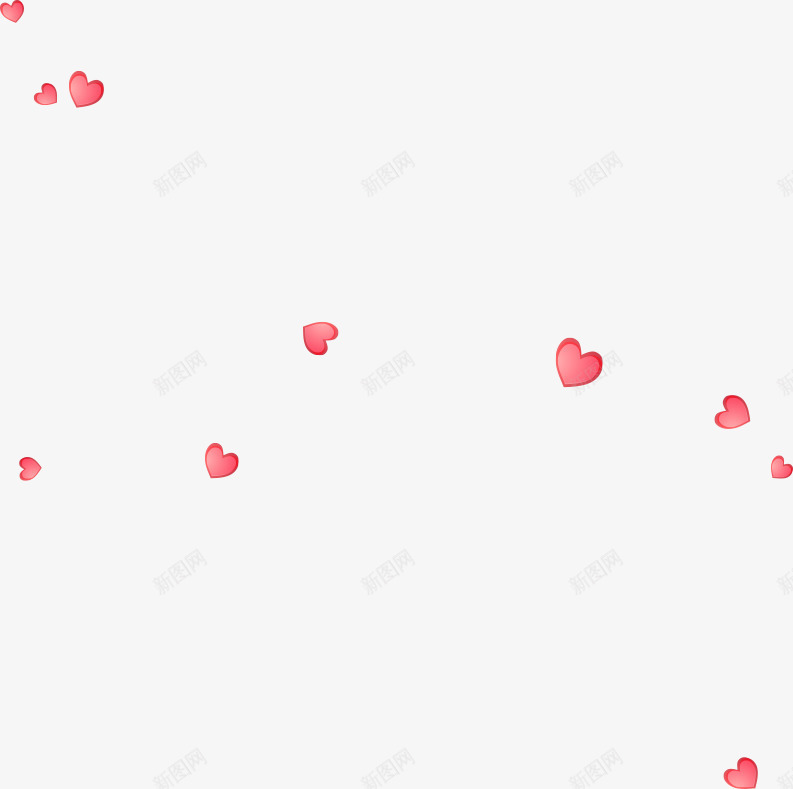 红色情人节漂浮爱心png免抠素材_新图网 https://ixintu.com LOVE 婚庆 心形 情人节 浪漫 漂浮爱心 爱情