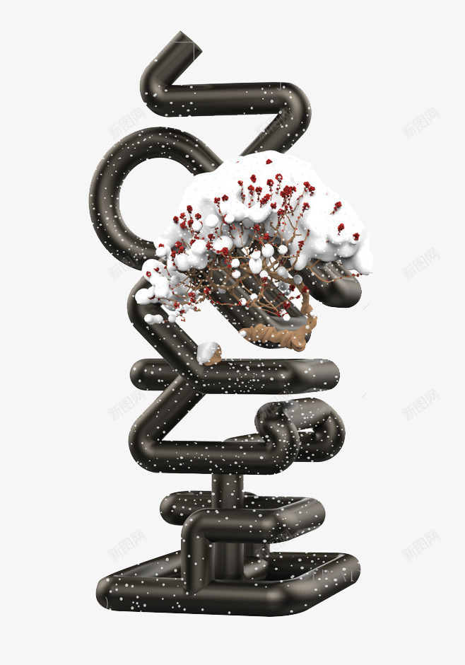 冬至3D特效字体png免抠素材_新图网 https://ixintu.com 3D ai字体特效模板 冬至 字体设计 特效 秋冬新风尚
