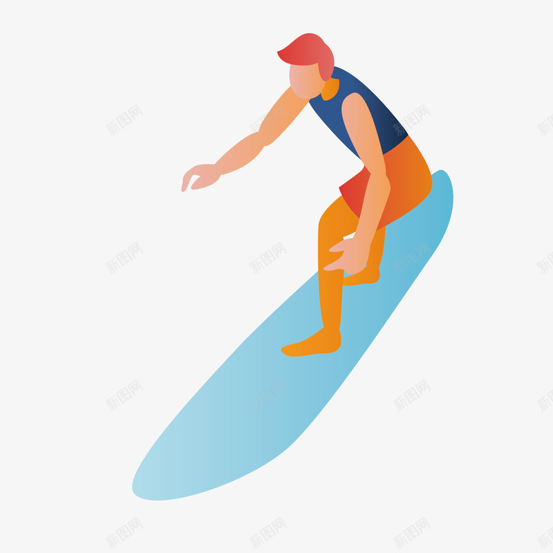 卡通手绘冲浪的男人矢量图eps免抠素材_新图网 https://ixintu.com 冲浪 冲浪男人 卡通 卡通男人 海上冲浪 海上运动 男人 男人冲浪 运动男人 矢量图
