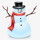 可爱卡通雪人png免抠素材_新图网 https://ixintu.com 卡通 可爱 雪人