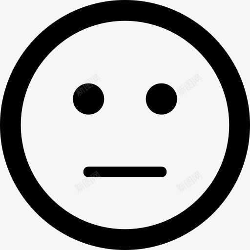 表情符号情感中性笑脸表情符号图标png_新图网 https://ixintu.com emotion smiley 中性 情感 笑脸 表情符号