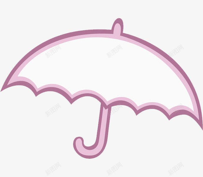 粉色卡通小雨伞png免抠素材_新图网 https://ixintu.com 卡通雨伞 淑女雨伞 粉色 粉色伞柄 粉色雨伞 雨伞