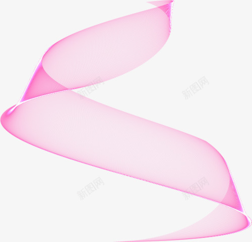 红色科技感飘带png免抠素材_新图网 https://ixintu.com 科技感 红色 线条 背景 飘带