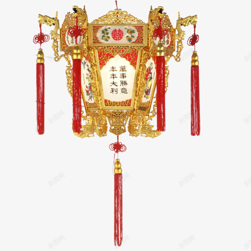 宫灯png免抠素材_新图网 https://ixintu.com 中国风 古灯 喜庆 宫灯 庆典