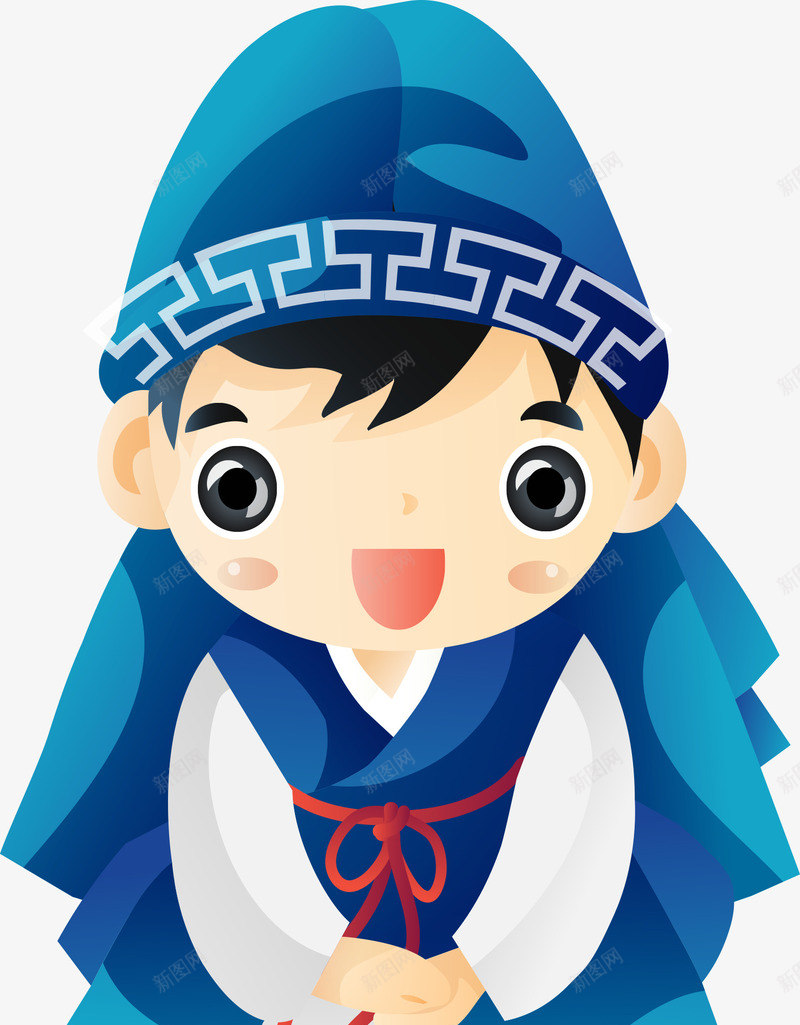 韩国风格卡通娃娃png免抠素材_新图网 https://ixintu.com 卡通娃娃 娃娃 韩国娃娃 韩国服装 韩服