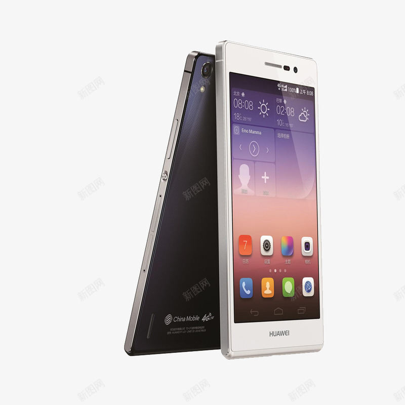 华为p9手机png免抠素材_新图网 https://ixintu.com 华为p9 华为p9手机 数码产品 电子 白色 颜色