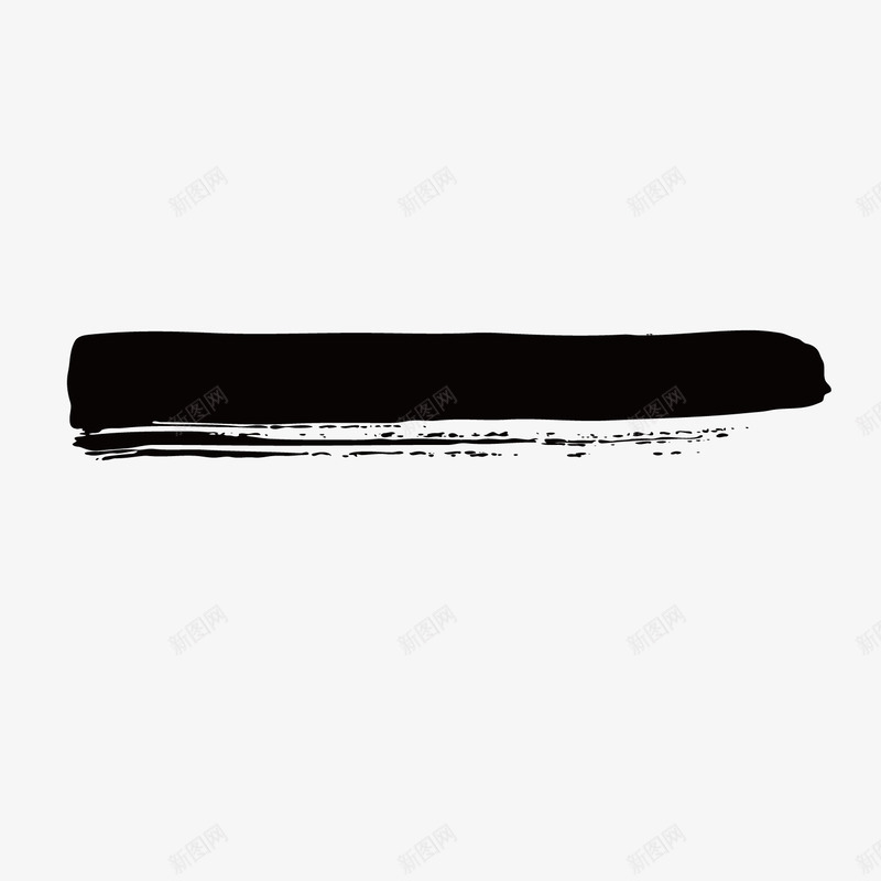 粗厚笔触黑色飞白矢量图图标ai_新图网 https://ixintu.com 笔触 粗厚 飞白 黑色 矢量图