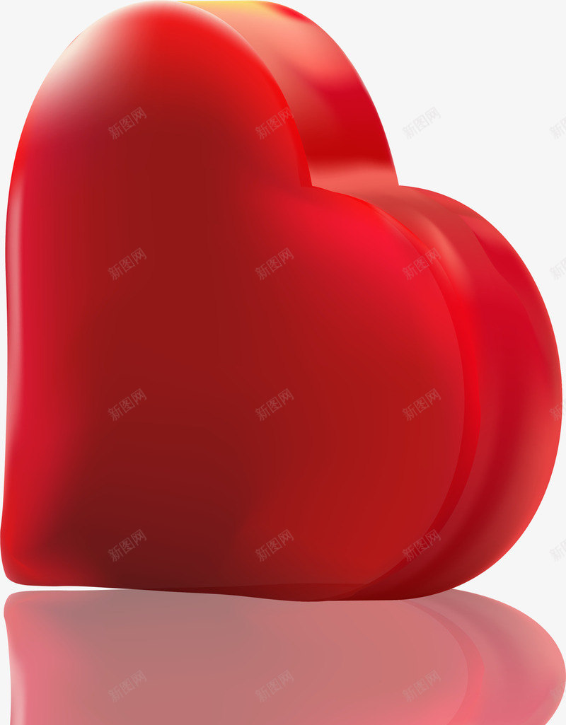 情人节红色立体爱心png免抠素材_新图网 https://ixintu.com LOVE 婚庆 情人节 情人节爱心 浪漫 爱情 立体爱心