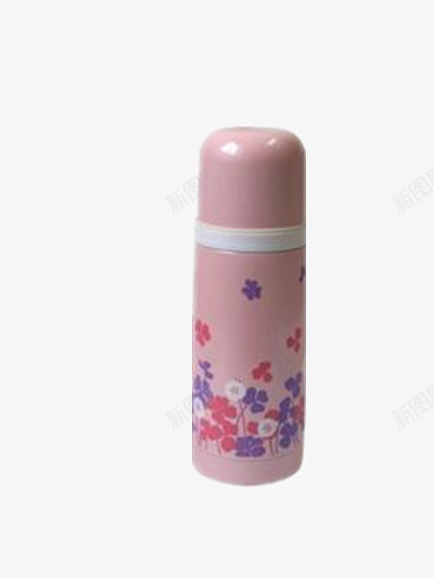粉红色学生保温杯png免抠素材_新图网 https://ixintu.com 女生杯子 杯具 杯子 生活用品 金属保温杯