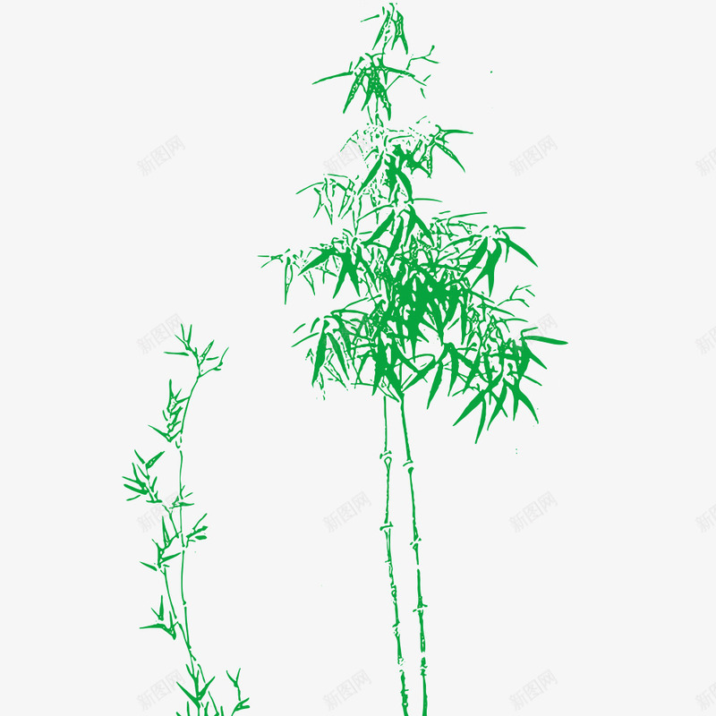 翠竹png免抠素材_新图网 https://ixintu.com 天然 竹子 绿色 翠竹