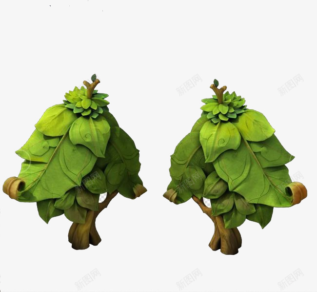 三维卡通树木场景png免抠素材_新图网 https://ixintu.com 卡通 卡通场景 卡通树木 场景 树木