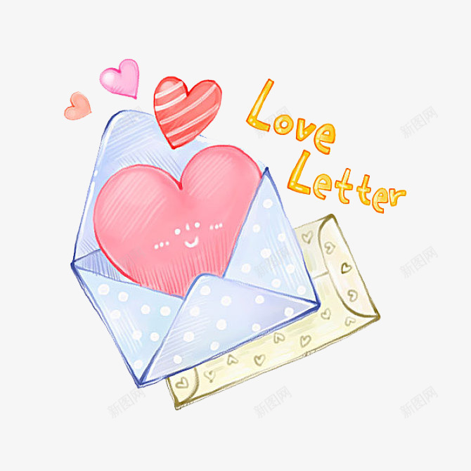 可爱的手绘情书psd免抠素材_新图网 https://ixintu.com love 七夕 七夕情书 信 信封 情人 情人节 手绘 求爱 爱 爱情 粉色 红心 红桃心 贺卡