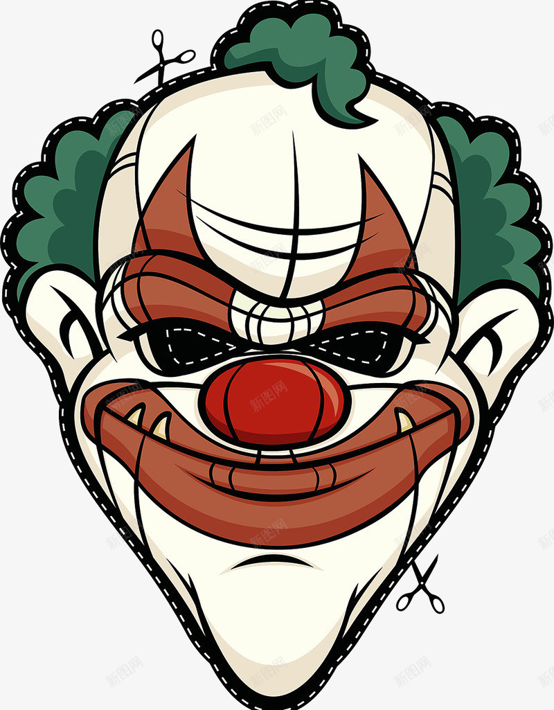 卡通小丑头像png免抠素材_新图网 https://ixintu.com joker 万圣节快乐 卡 城堡 头像 妖怪头像 小丑 小丑joker 幽灵 恐怖 惊悚 插画 昏暗 科学怪人 稻草人