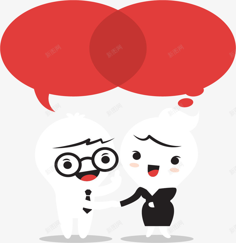 商务小人握手合作png免抠素材_新图网 https://ixintu.com ppt小人 合作 商务合作 商务小人 握手 矢量素材
