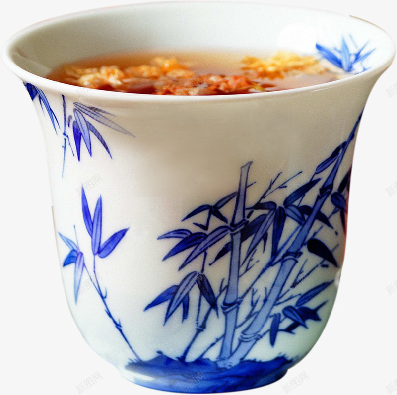 中国风竹子茶杯装饰png免抠素材_新图网 https://ixintu.com 国风 竹子 茶杯 装饰