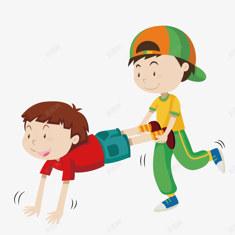 单手走路png免抠素材_新图网 https://ixintu.com 四条腿 娱乐 游戏 男孩