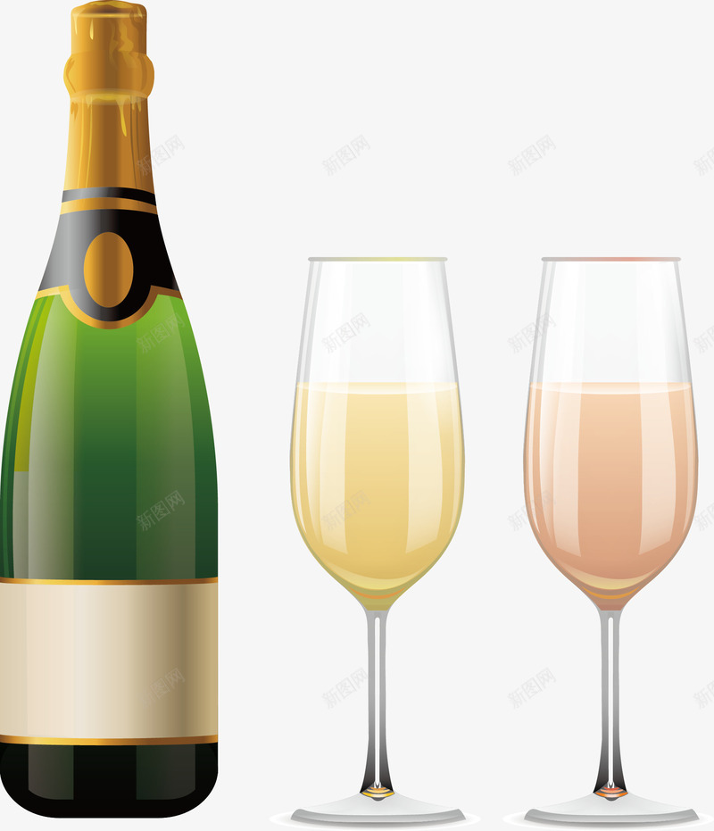 酒和酒杯png免抠素材_新图网 https://ixintu.com 享受 娱乐 旅游 游轮 舞会 豪华游轮 酒量