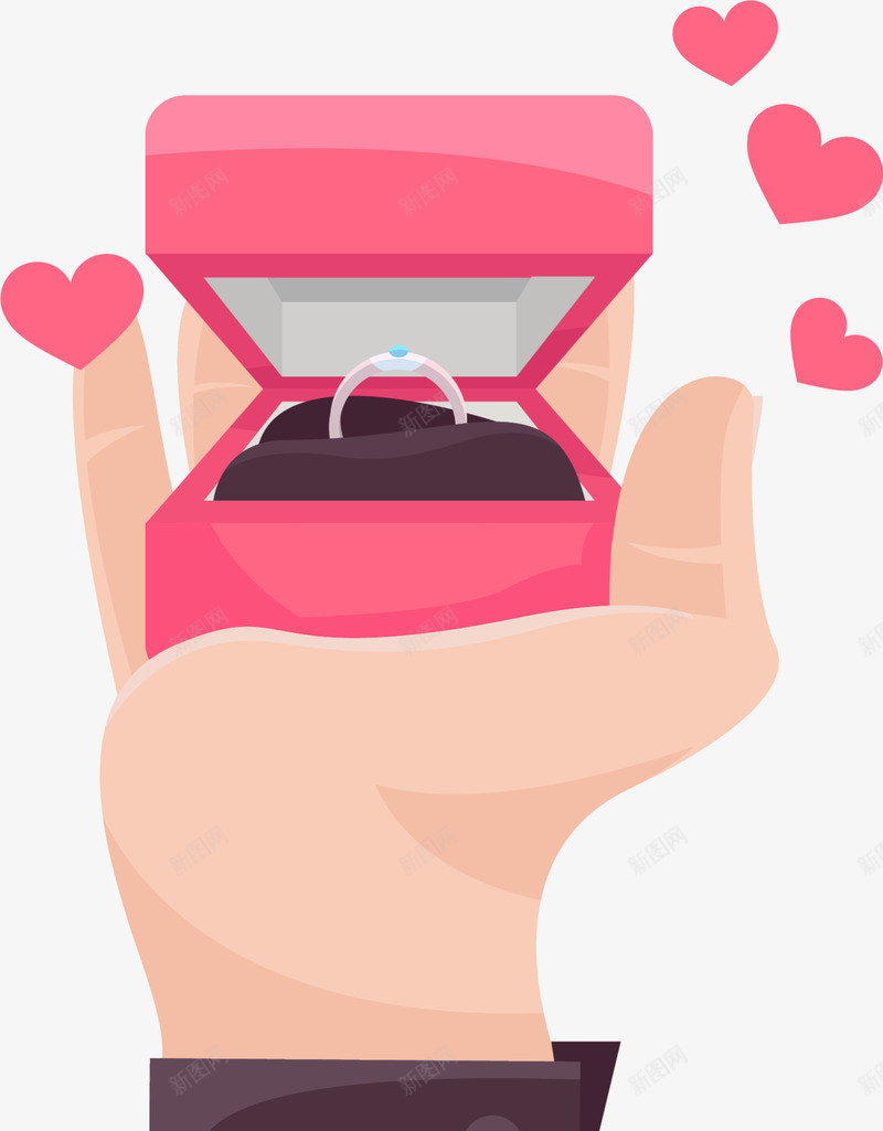 情人节求婚爱心钻戒png免抠素材_新图网 https://ixintu.com LOVE 婚庆 婚戒 对戒 浪漫 爱心 爱情 钻戒