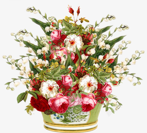 手绘花png免抠素材_新图网 https://ixintu.com 卡通花 唯美 复古图片 手绘 森林系元素 素描 花 花朵 花束 花盆 花饰
