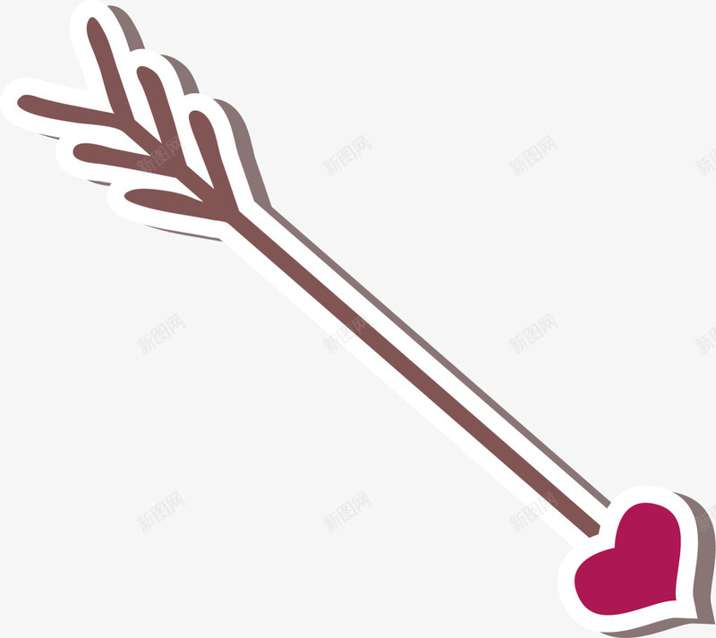 红色情人节丘比特之箭png免抠素材_新图网 https://ixintu.com LOVE 丘比特之箭 婚庆 情人节 浪漫 爱情 爱神的箭
