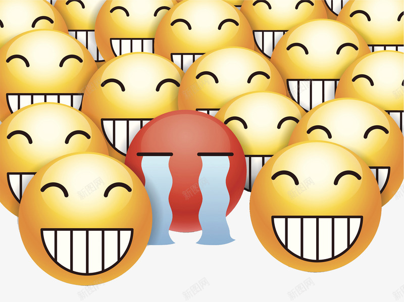 悲伤大哭表情png免抠素材_新图网 https://ixintu.com 卡通哭脸 悲伤 笑脸 表情