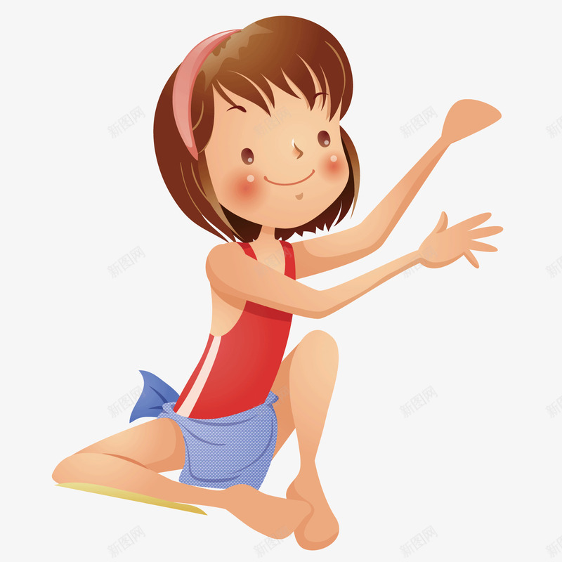 黄色扁平卡通女生矢量图ai免抠素材_新图网 https://ixintu.com 卡通 女生 扁平 矢量卡通 黄色 矢量图