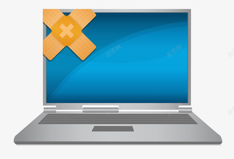 立体通信蓝屏的电脑png免抠素材_新图网 https://ixintu.com 损坏 故障 电器 电脑 电脑维护 科技 立体 维修 蓝屏 设备 通信