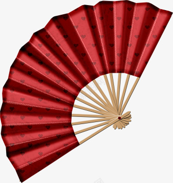 红色扇子png免抠素材_新图网 https://ixintu.com 卡通樱花红色扇子 扇子 折扇 漂亮折扇