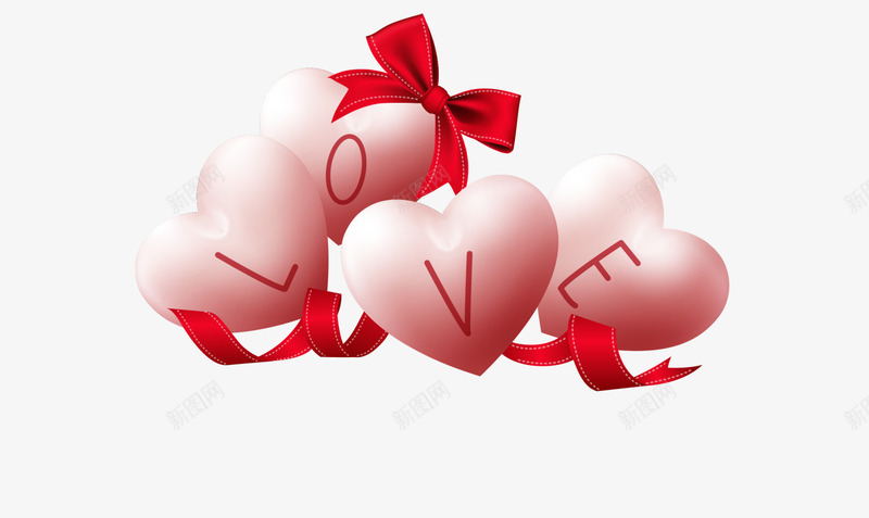 情人节love爱心气球png免抠素材_新图网 https://ixintu.com LOVE 婚庆 情人节 浪漫 爱心气球 爱情