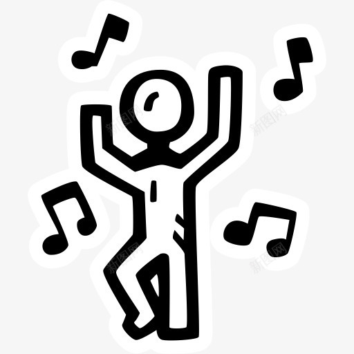 庆典舞蹈舞者方新的一年的手绘贴png免抠素材_新图网 https://ixintu.com Celebration dance dancer party 庆典 方 舞者 舞蹈
