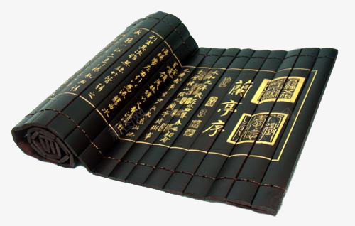 古代书简png免抠素材_新图网 https://ixintu.com 书 书简 古代 竹子