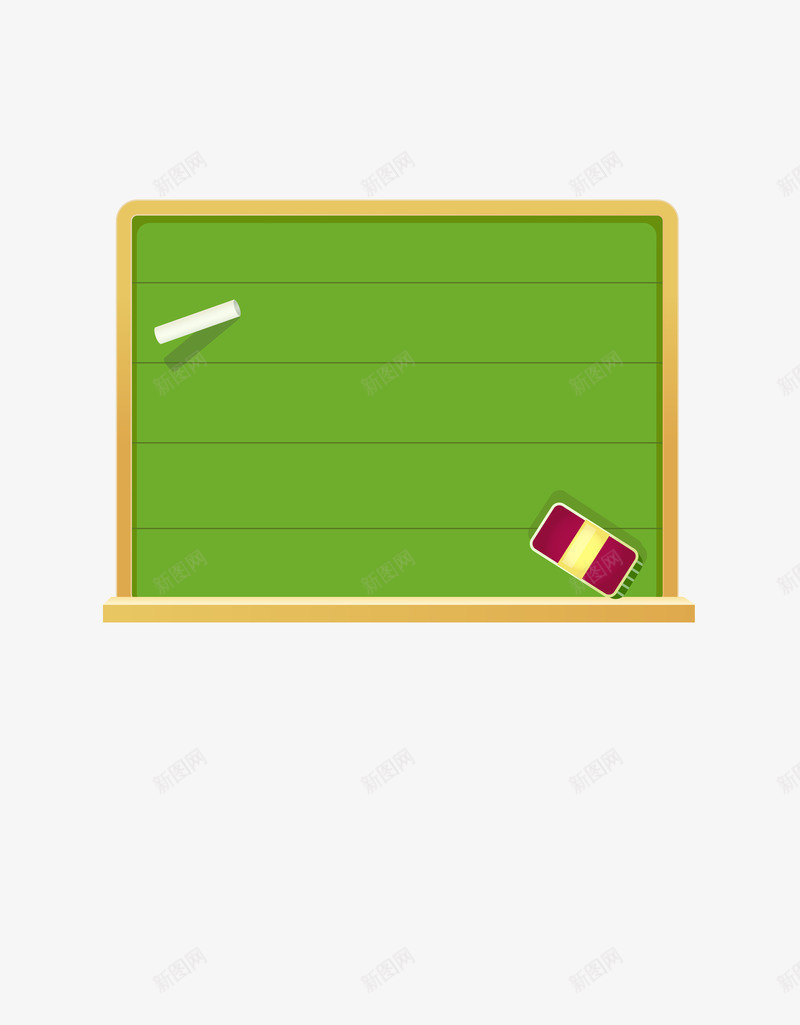 绿色画板宣传框png免抠素材_新图网 https://ixintu.com 学校 宣传 宣传框 板报 画板