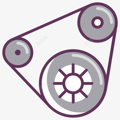 汽车用品带凸轮轴齿轮齿轮部分定图标png_新图网 https://ixintu.com belt gear parts timing 定时 带 汽车用品 部分 齿轮