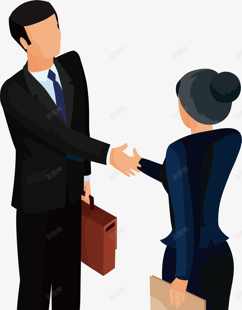 商务友好合作png免抠素材_新图网 https://ixintu.com 两对对话 友好合作 商务 商务合作 握手 握手合作 矢量png