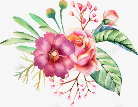 卡通插画夏日清凉护肤品花朵png免抠素材_新图网 https://ixintu.com 卡通 夏日 护肤品 插画 清凉 花朵