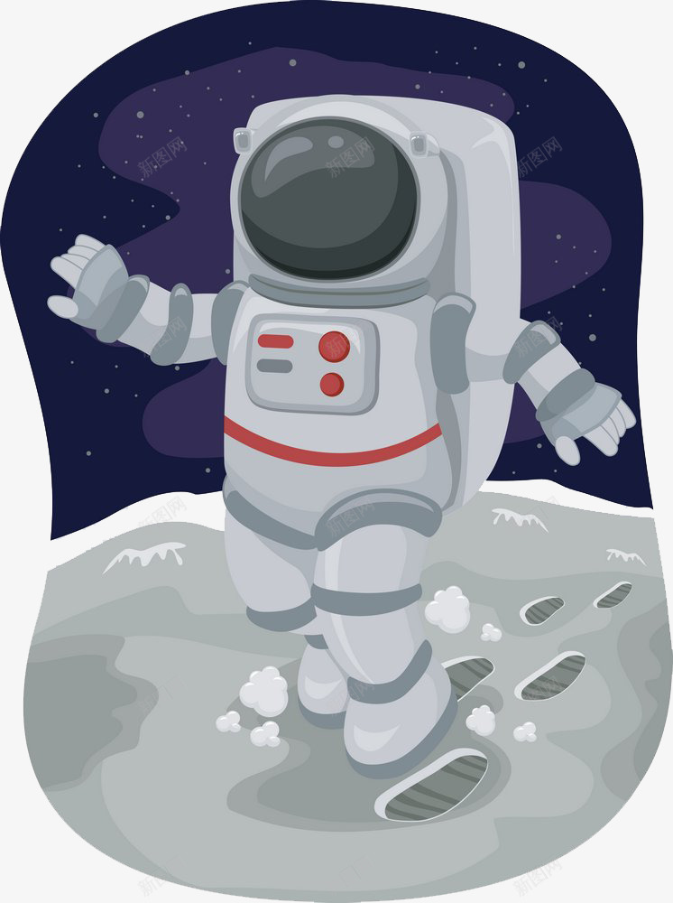 星球中的宇航员png免抠素材_新图网 https://ixintu.com 卡通宇航员 太空 宇宙 宇航员 星球 航天员 航天科技