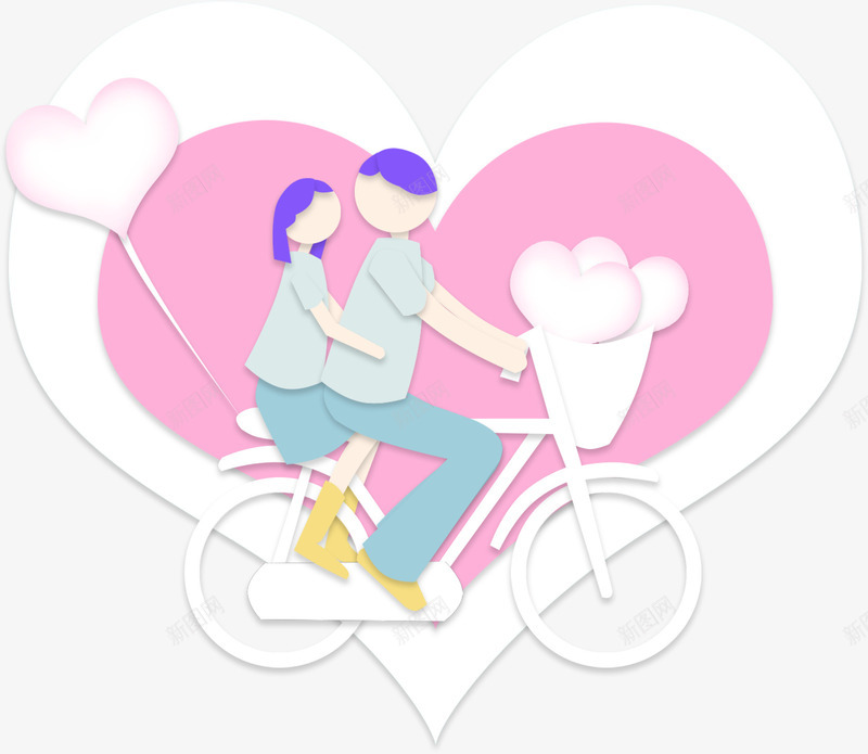 七夕情人节情侣立体剪纸插画png免抠素材_新图网 https://ixintu.com 七夕 侣立体 情人节 情人节情侣 情侣 插画 立体剪纸