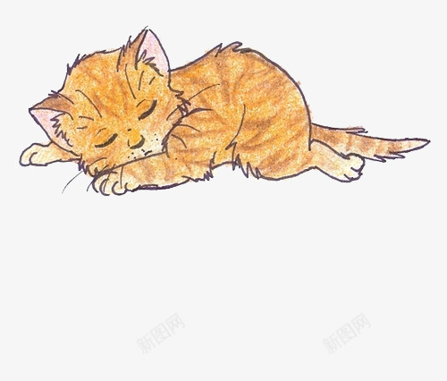 黄色小猫png免抠素材_新图网 https://ixintu.com 斑点 猫咪 花纹 黄色