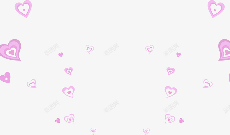 紫色梦幻爱心七夕情人节png免抠素材_新图网 https://ixintu.com 七夕 情人节 梦幻 爱心 紫色