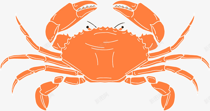 卡通装饰线条海洋生物海报螃png免抠素材_新图网 https://ixintu.com 动物插画 卡通海洋生物 卡通装饰线条海洋生物海报设计螃蟹免费下载 广告设计 旅游宣传册设计 海报设计 简笔画线条海洋生物 螃蟹