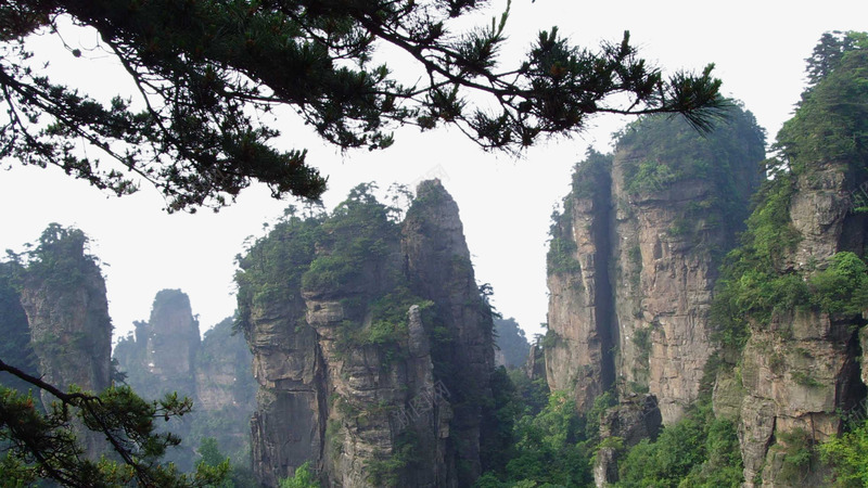 张家界国家森林公园九png免抠素材_新图网 https://ixintu.com 名胜古迹 旅游风景 著名建筑